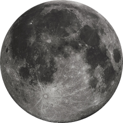 Ball-Shaped Full Moon Cutout